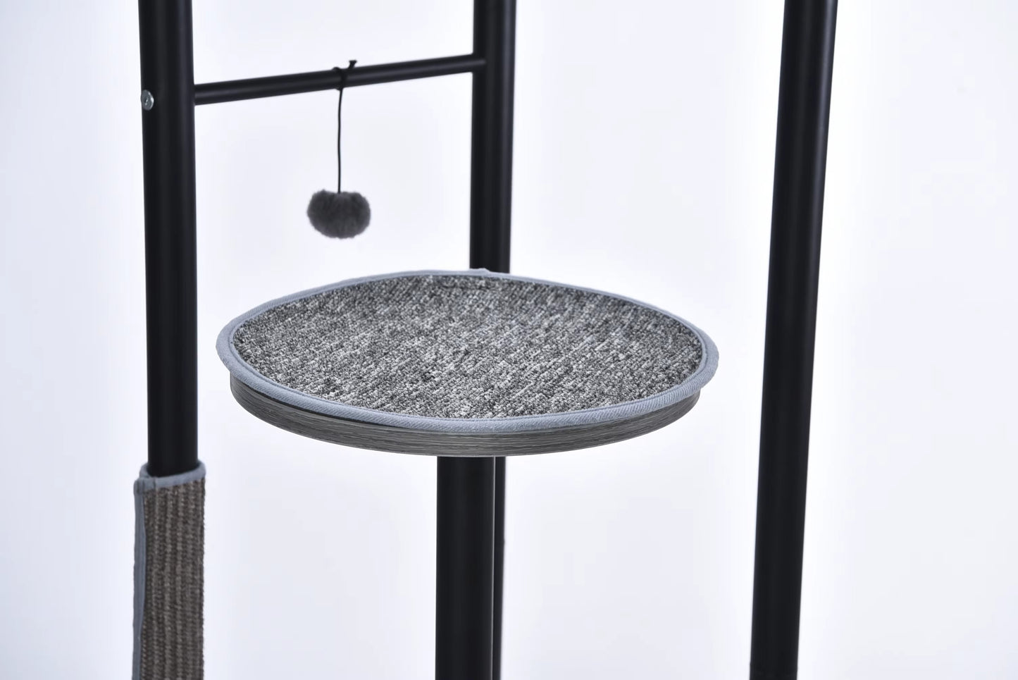Luxury Modern Cat Tree – Metal, Multi-Level, Space-Saving (Scratching Post, Indoor)