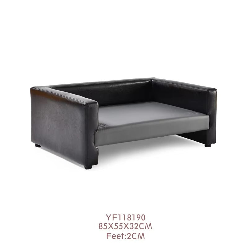 2023 Factory Custom OEM Pet Sofa – PU Leather, Waterproof (Cat Couch/Dog Chair)
