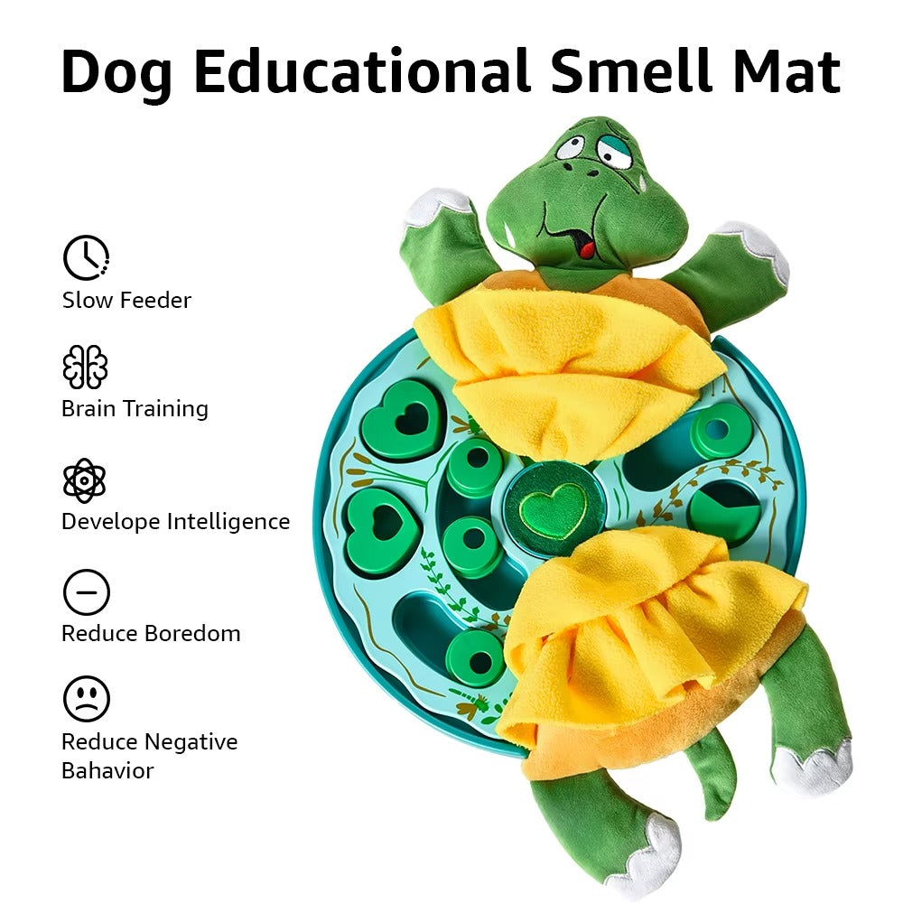Eco-Friendly Dog Plush Toy – Treat Dispenser, Interactive (Comfort & Play, Gift)