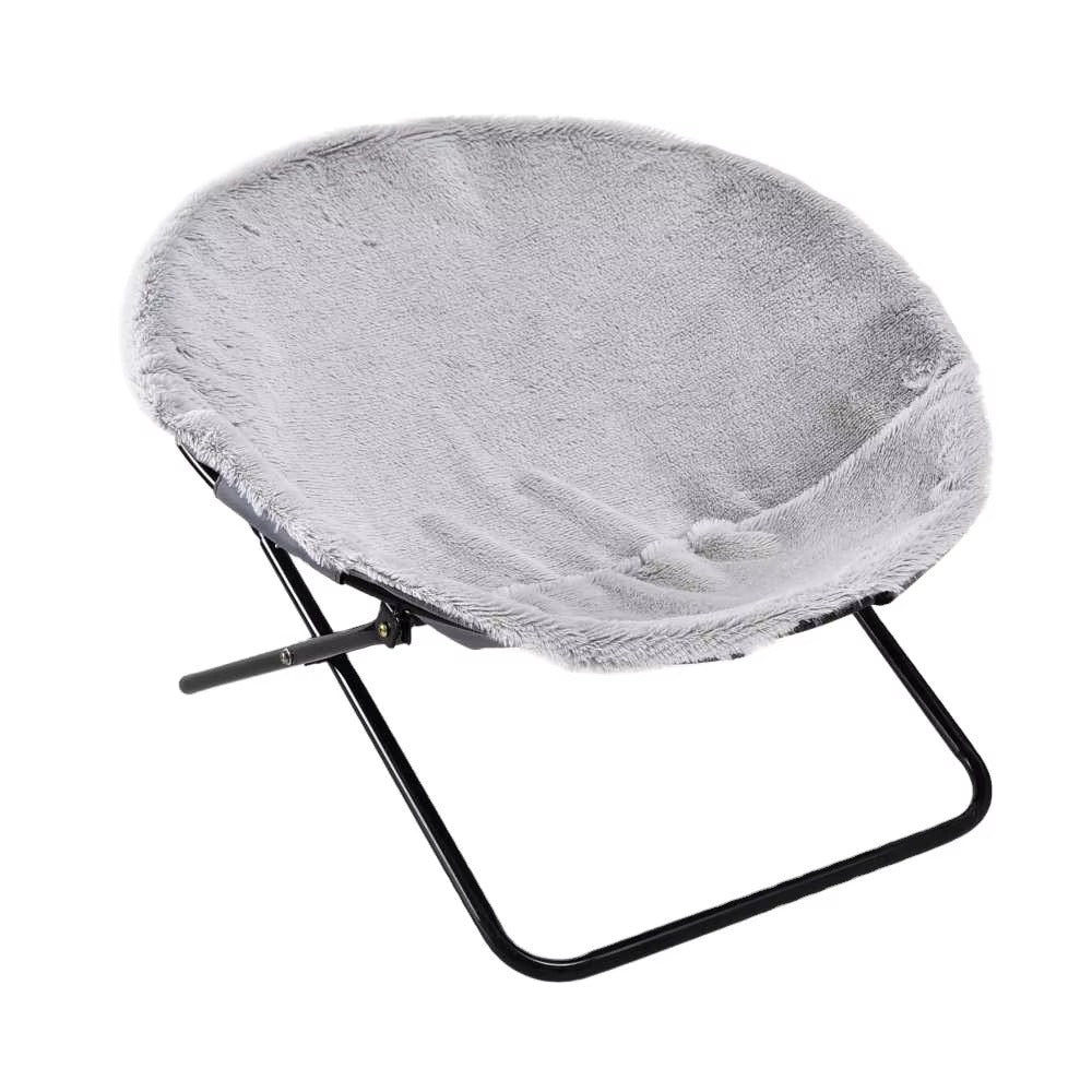 Foldable Elevated Pet Bed – Anti-Slip, Polyester & Stainless Steel, Indoor