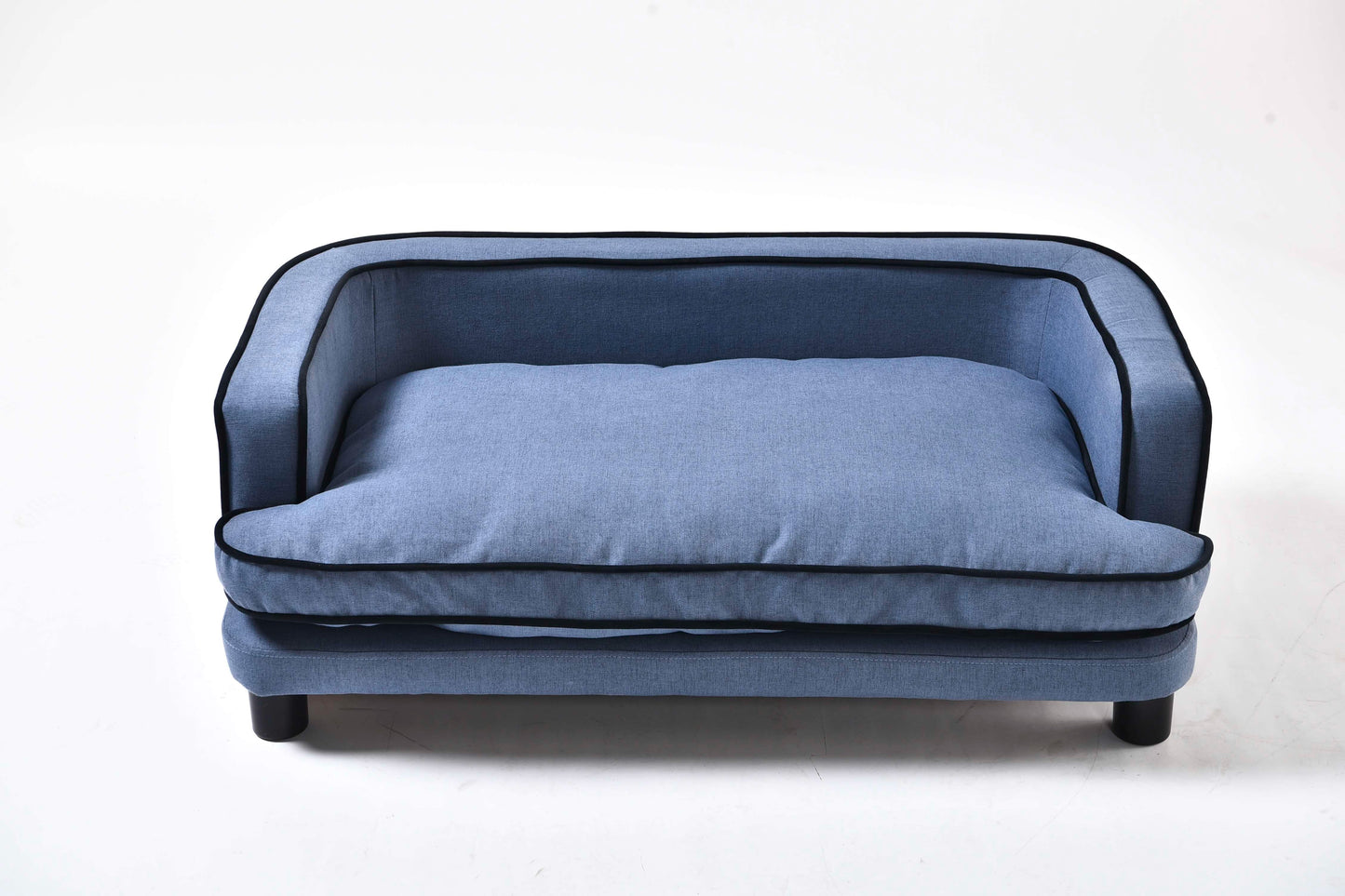 Wholesale Custom Pet Furniture – Dog Couch (Soft Velvet, Solid Wood, New Design, with Storage, High Quality)