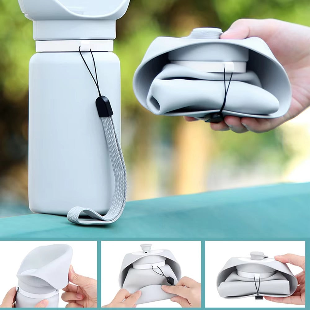 Custom Silicone Dog Water Dispenser – Portable, Lightweight, Foldable (Outdoor, Travel) | OEM & ODM
