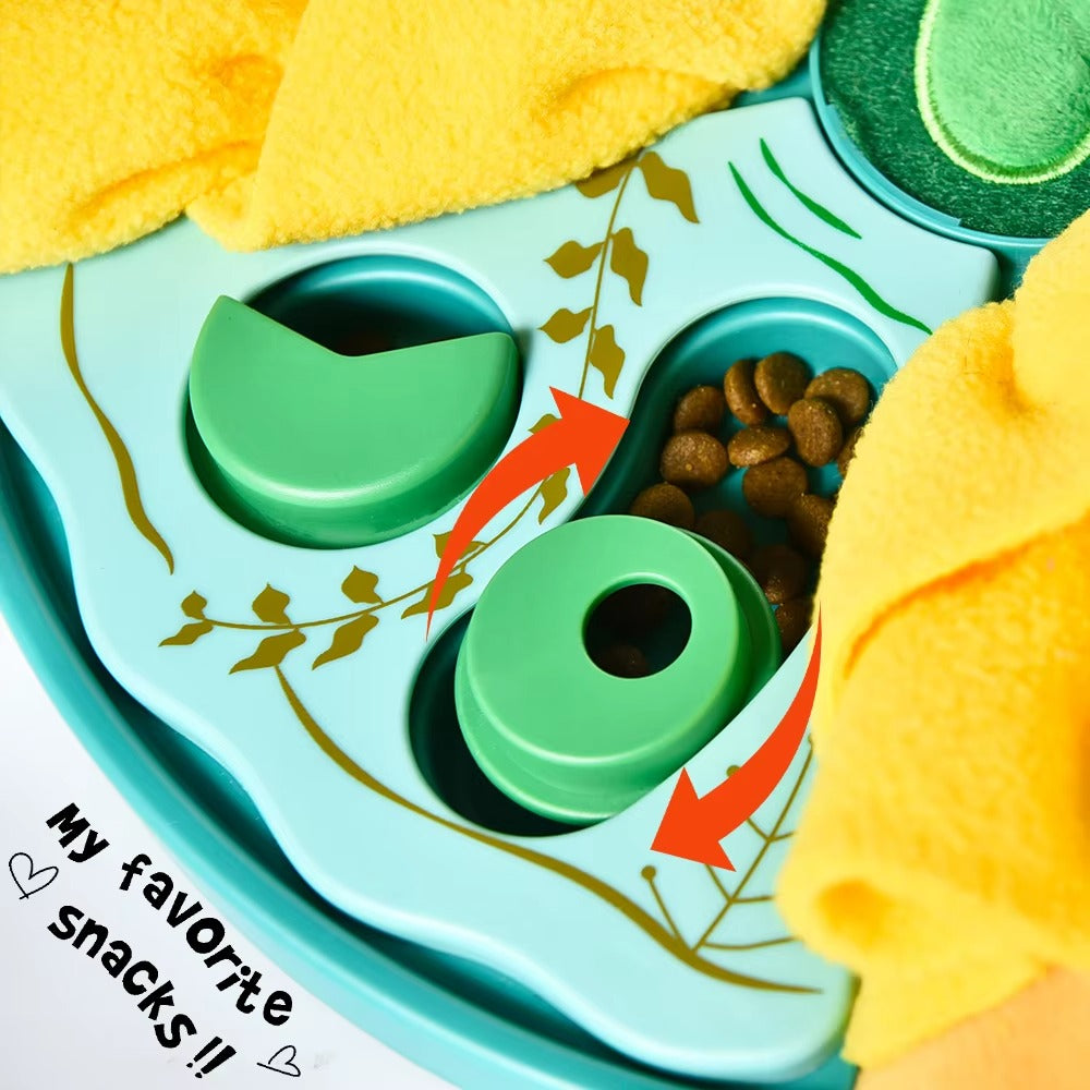 Eco-Friendly Dog Plush Toy – Treat Dispenser, Interactive (Comfort & Play, Gift)