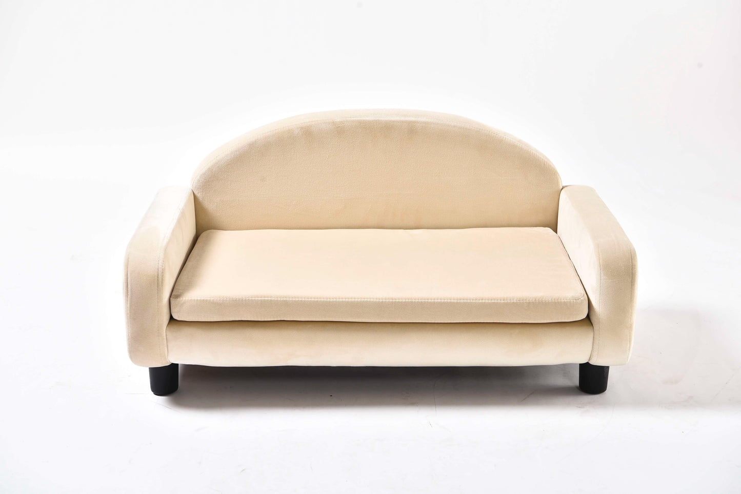 2023 New Arrival Premium Pet Sofa – Hot-Sell Velvet Solid Wood Dog Bed