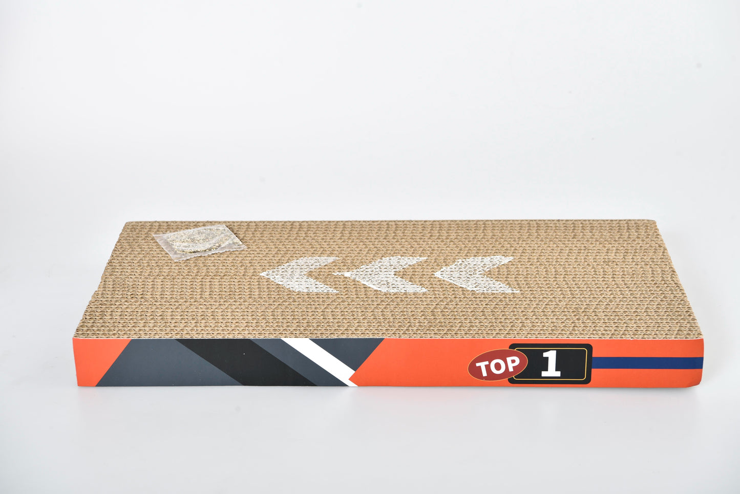 Eco-Friendly Cardboard Cat Scratcher – Sturdy, Durable, Speed-Themed (Lounge Pad, Grip Toy)