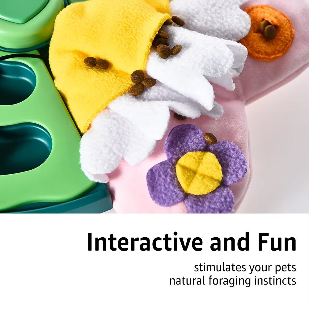 Eco-Friendly Dog Plush Toy – Treat Dispenser, Interactive (Comfort & Play, Gift)