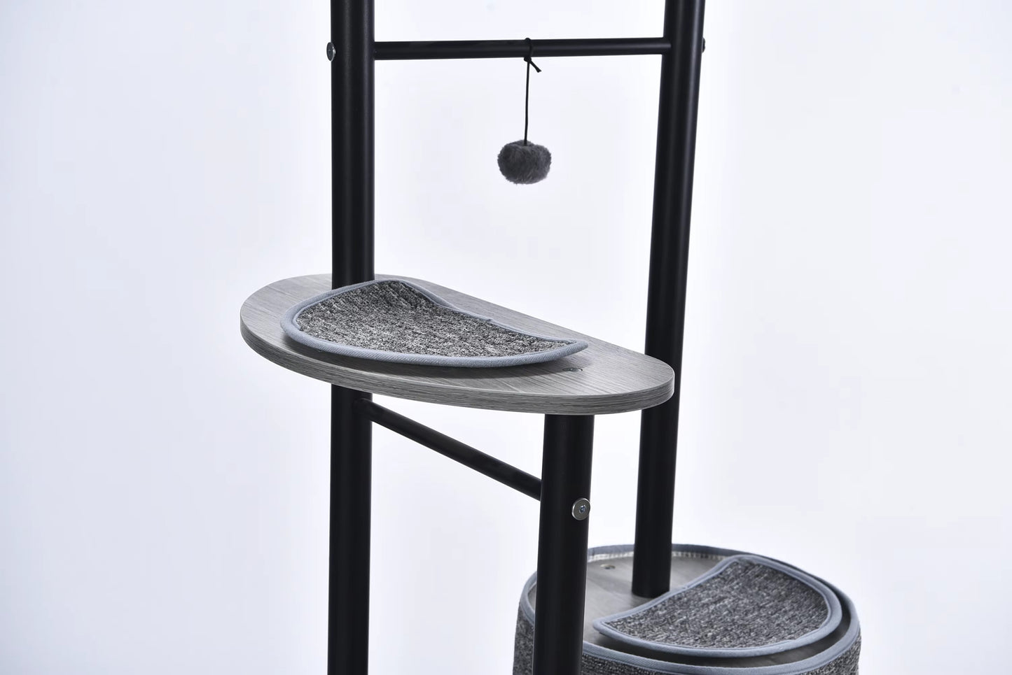 Luxury Modern Cat Tree – Metal, Multi-Level, Space-Saving (Scratching Post, Indoor)