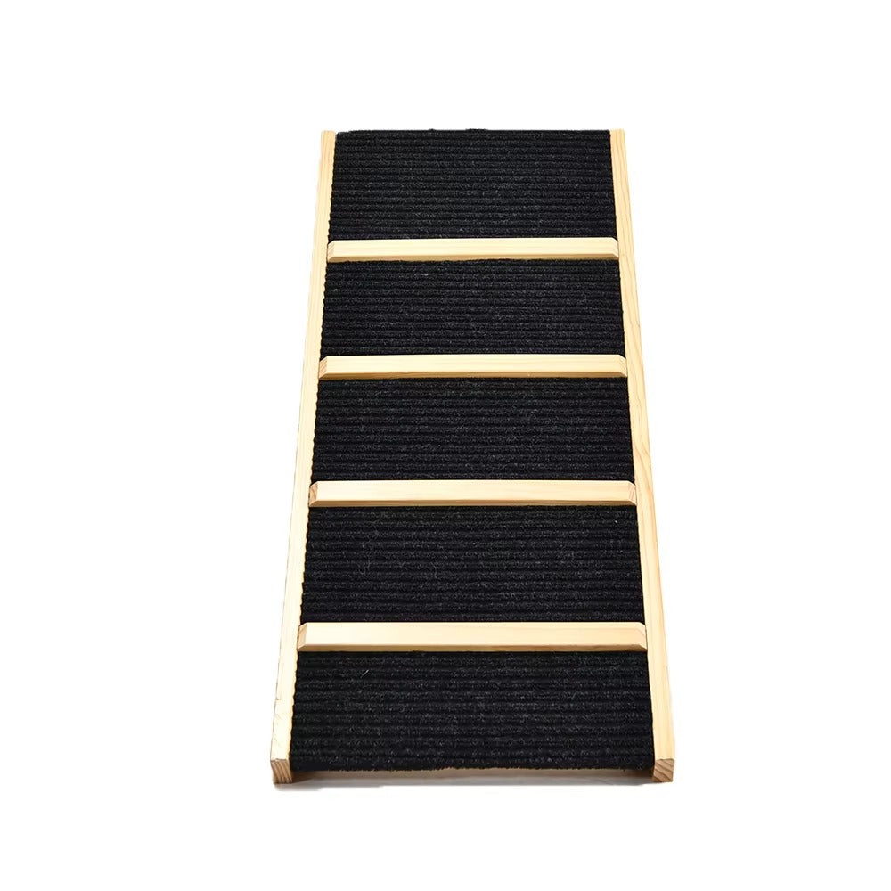 Folding Pet Ramp/Stairs (for Dogs/Cats) – Non-Slip, Portable, Adjustable Height