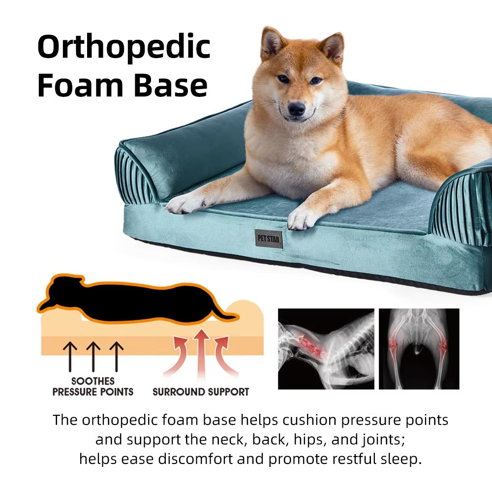 Dog Bed Factory – OEM (Custom Logo, Orthopedic Foam, High Quality)