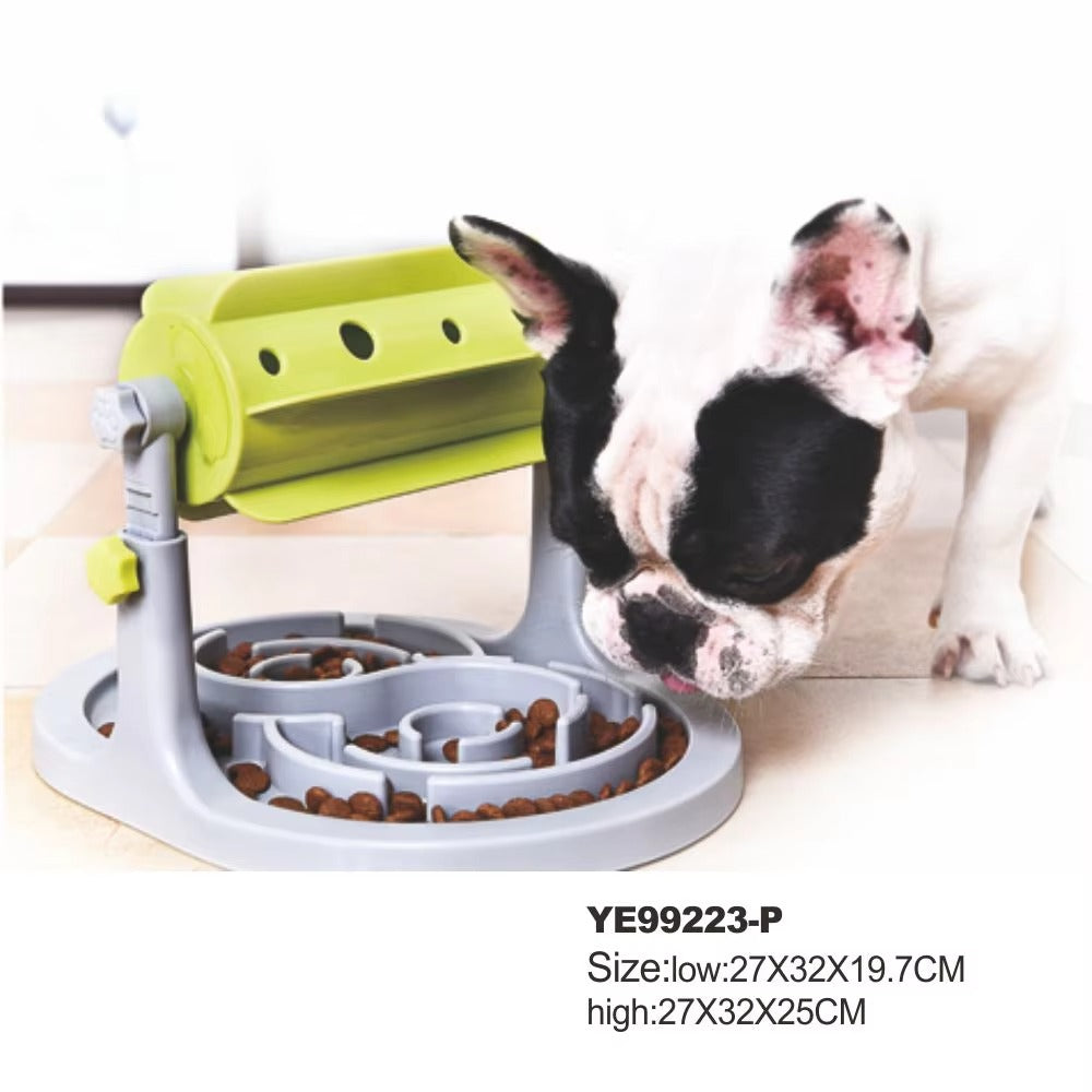Plastic Smart Dog Feeder – Automatic, Interactive Slow Bowl (IQ Training)